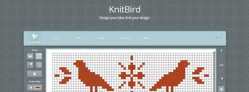 KnitBird Free Software for designing knitting charts and patterns
